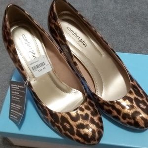 Leopard print heels